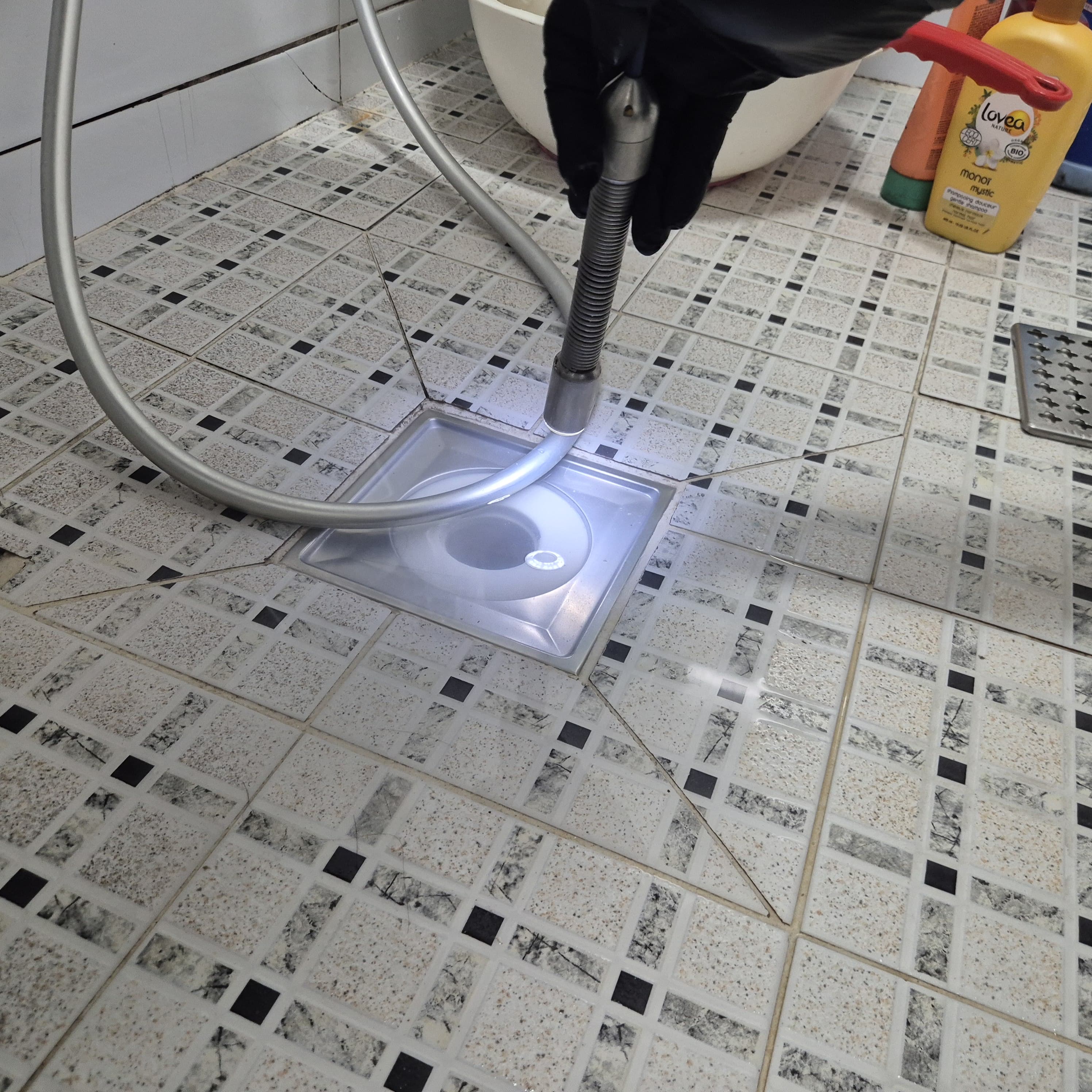 하수구막힘 작업 사진